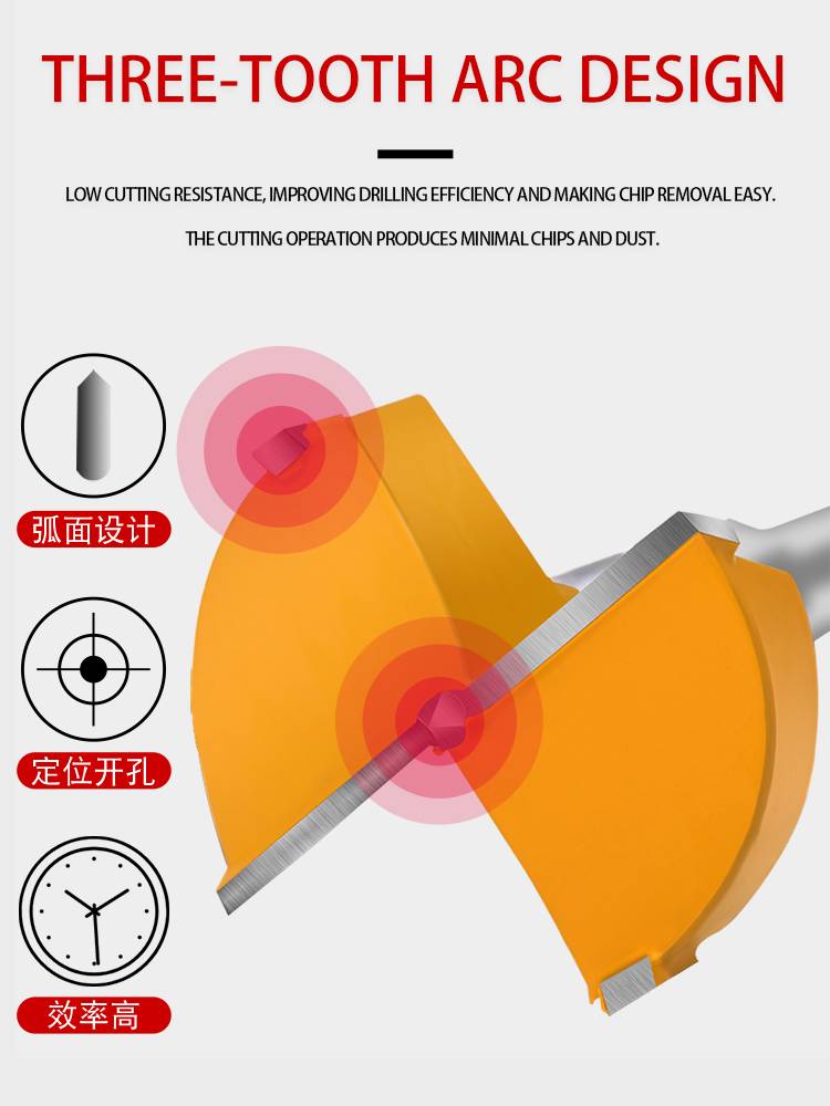 Positioning Woodworking Hole Opener