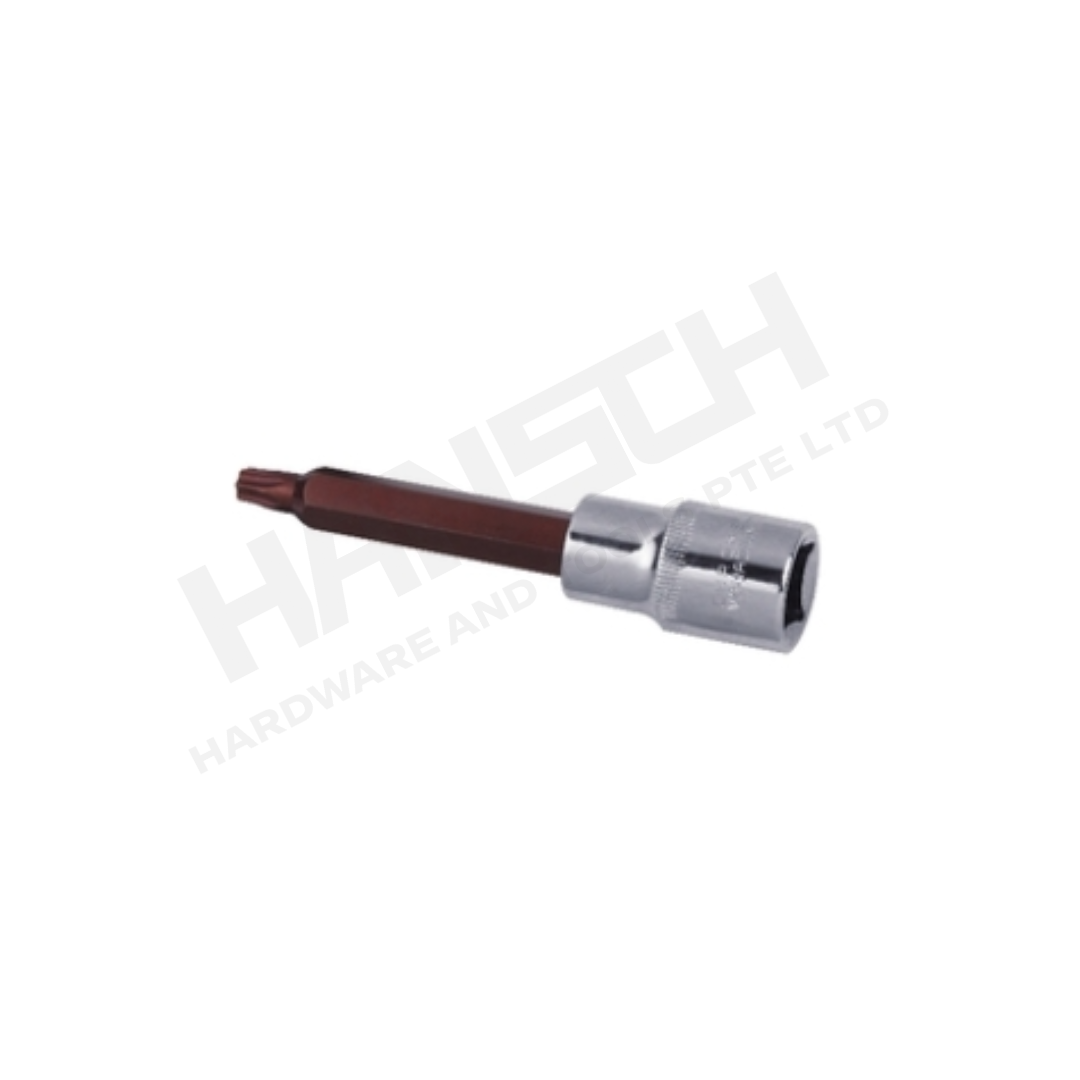 Wynn's 1/2 Inch Star Tip Screwdriver Socket Socket Wrench T20–T100 100L Hexagonal Phillips-shape 1/2米字刑旋具套筒