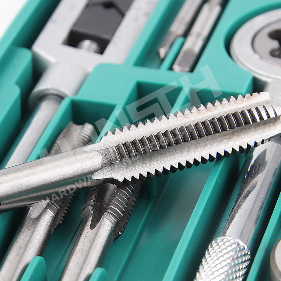 Wynn's 40PCS HSS Thread Tap & Die Set (W0442) Metal Thread Repair Cutting Tool Set with Tap Wrenches, Die Stock & Accessories 丝锥扳牙组套