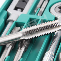Wynn's 40PCS HSS Thread Tap & Die Set (W0442) Metal Thread Repair Cutting Tool Set with Tap Wrenches, Die Stock & Accessories 丝锥扳牙组套