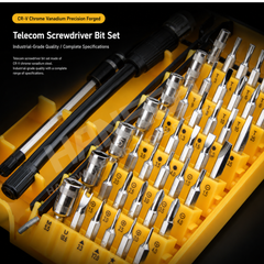 Wynn's 45-Piece Telecom Screwdriver Bit Set (W3476) Industrial Repair Screwdriver Set for Watch, Computer and Mobile Phone Maintenance (电讯组套批45件套电讯)