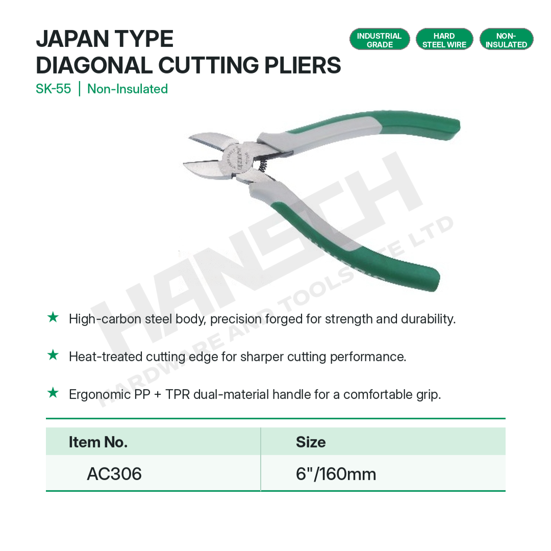 Wynn's Japan Type Diagonal Cutting Pliers Side Cutter (AC306) 日式斜咀钳