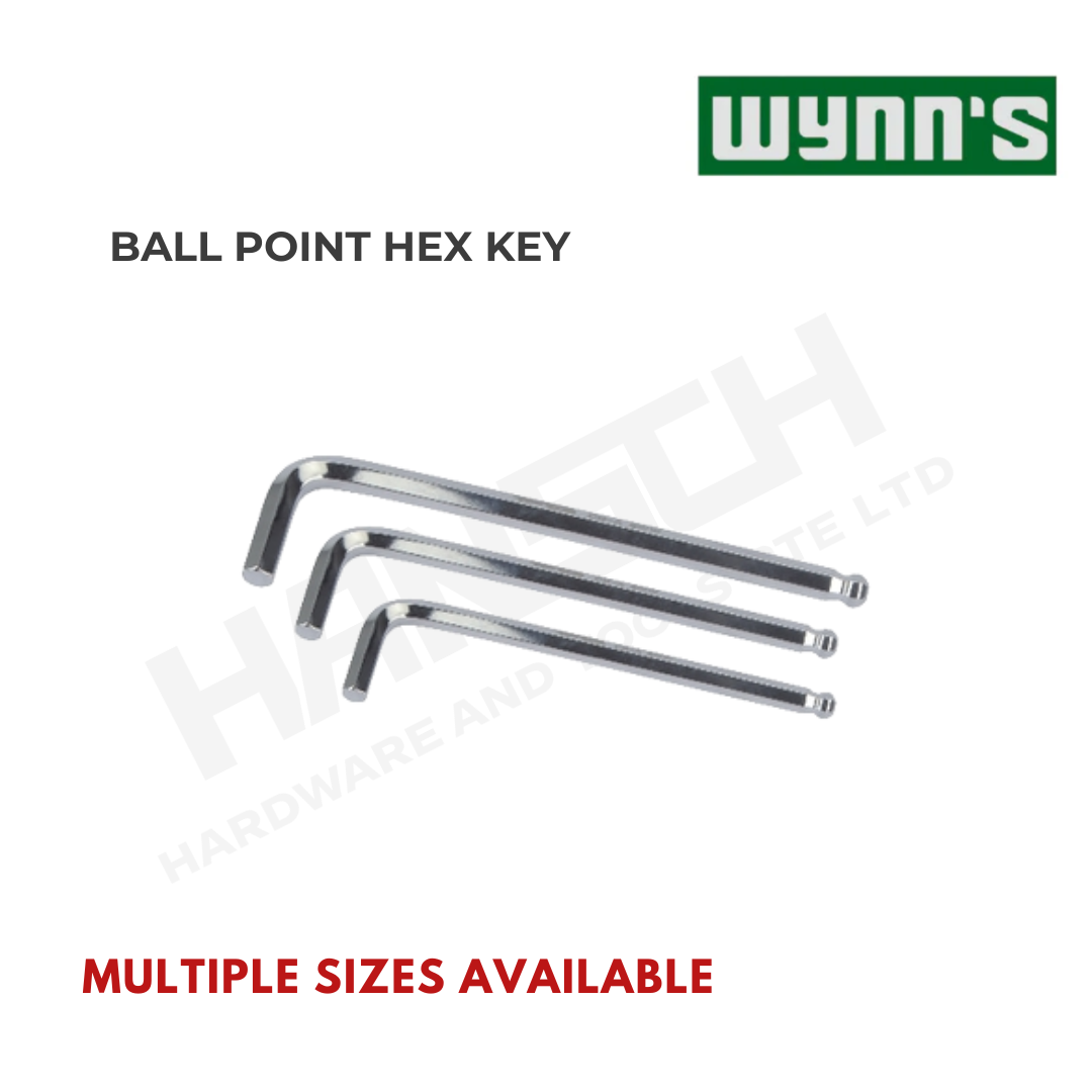 Wynn's Metric Long Ball-End Hex Key Wrench L-Shaped Allen Key 单支球头内六角