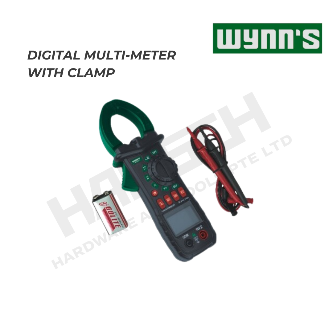 Wynn's Clamp Digital Multimeter W3321 with Dual-Opening Clamp & Large LCD Display 钳型万用表