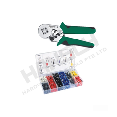 Wynn's WS-64A Ferrule Crimping Tool Kit with 1200PCS Cord End Terminals, 0.25–10mm² / 23–7 AWG  (套管式专用钳套装)