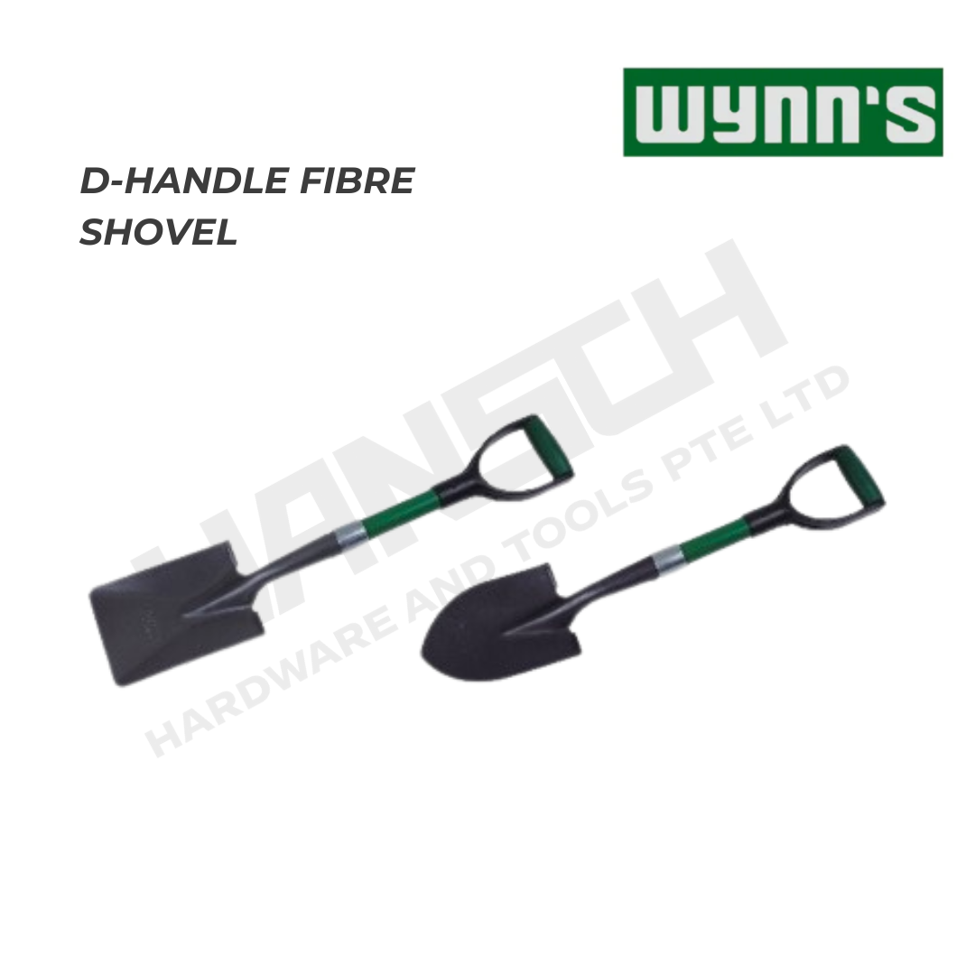 Wynn's D-Handle Fibre Shovel Square Shovel (W0598) Pointed Shovel (W0597) D型纤维柄铲