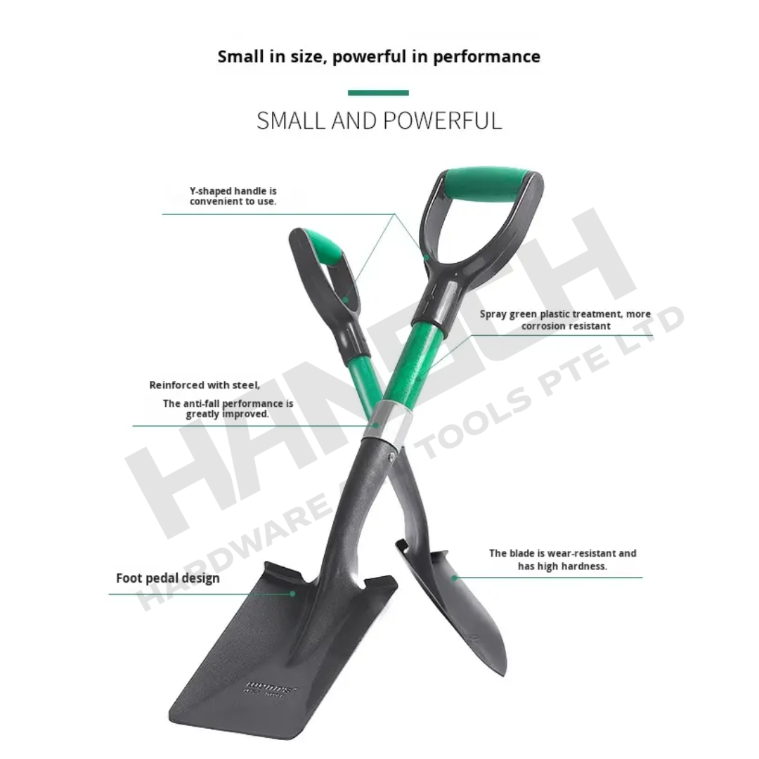 Wynn's D-Handle Fibre Shovel Square Shovel (W0598) Pointed Shovel (W0597) D型纤维柄铲