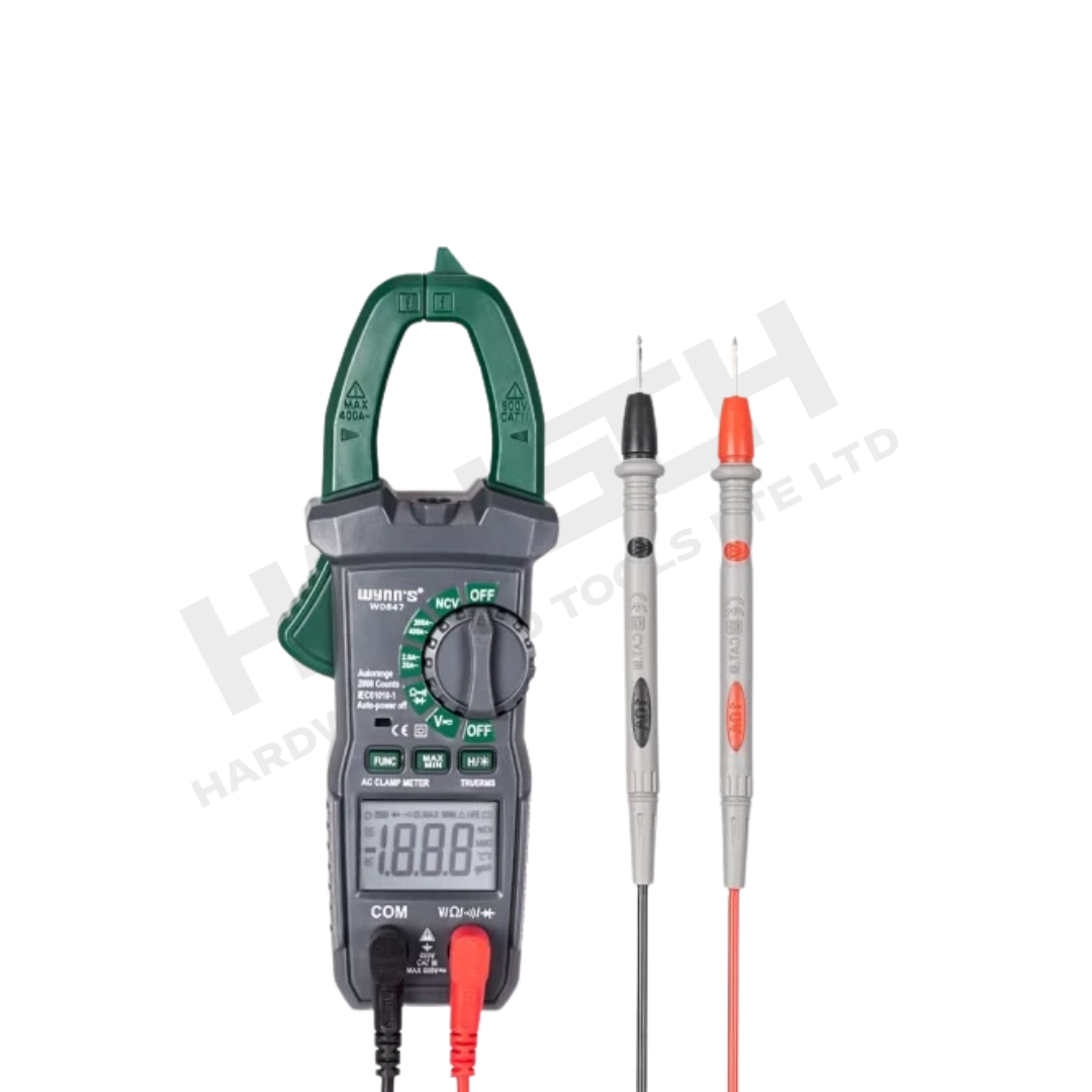 Wynn's Digital Clamp Meter Clip (W0647)  AC/DC Voltage Multi-Meter Portable 钳型万用表