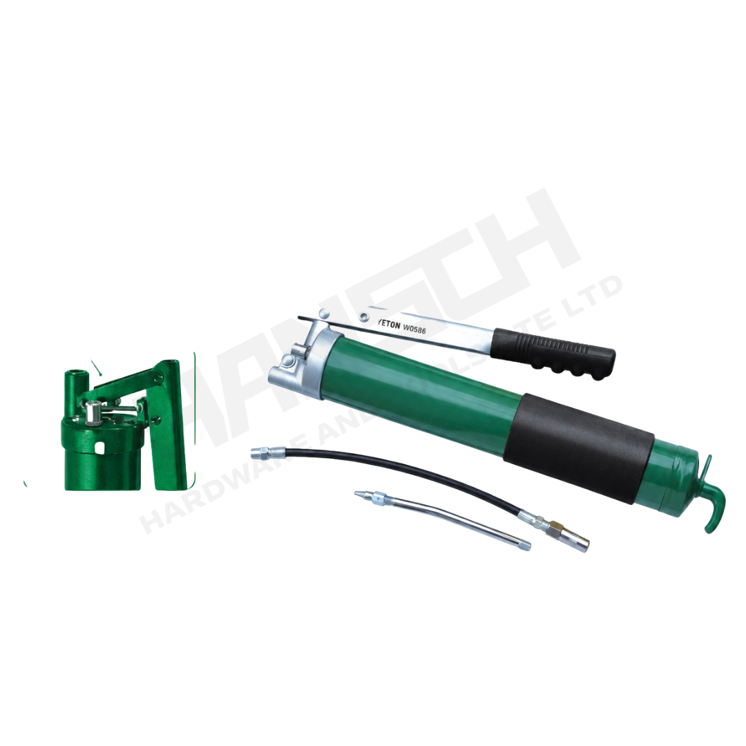Wynn's High-Grade Industrial Grease Gun (W0586)  600CC Heavy-Duty Grease Lubrication Tool for Automotive, Trucks, Tractors & Heavy Machinery ( 工业级高档黄油枪)