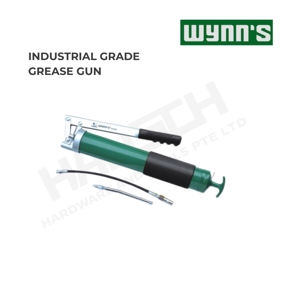 Wynn's High-Grade Industrial Grease Gun (W0586)  600CC Heavy-Duty Grease Lubrication Tool for Automotive, Trucks, Tractors & Heavy Machinery ( 工业级高档黄油枪)