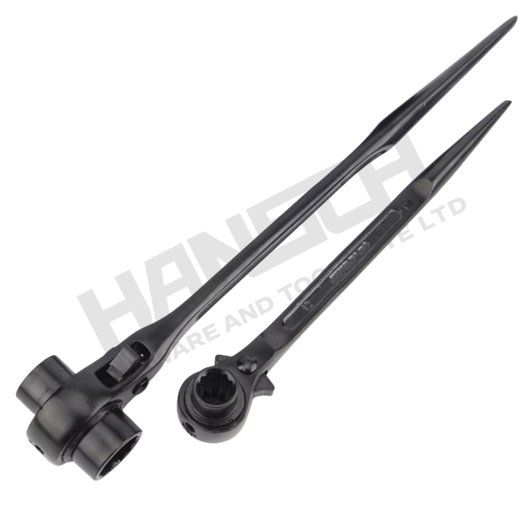 Industrial Grade Adjustable Strong Torque Wrench Universal Socket Box Spanner Ratchet Wrench 尖尾棘轮扳手