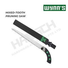 Wynn's Mixed-Tooth Pruning Saw 300mm with Safety Sheath (W1019) Garden Cutting Saw 混合齿型剪定锯