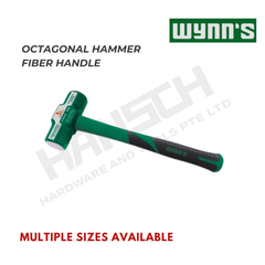 Wynn's Fiber Handle Octagonal Sledge Hammer with TPR Anti-Slip Grip 八角锤纤维柄