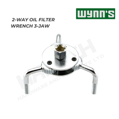 Wynn's  2-Way Oil Filter Wrench 3-Jaw Adjustable (W0454B) Oil Filter Removal Tool for Automotive Maintenance and Repair (两用滤清器扳手 - 圆角)