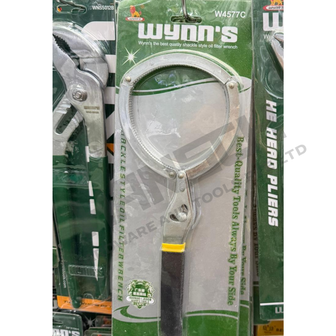Wynn's Oil Filter Wrench (W4577C) Heavy Duty Adjustable Filter Removal Tool 手铐式滤清器扳手