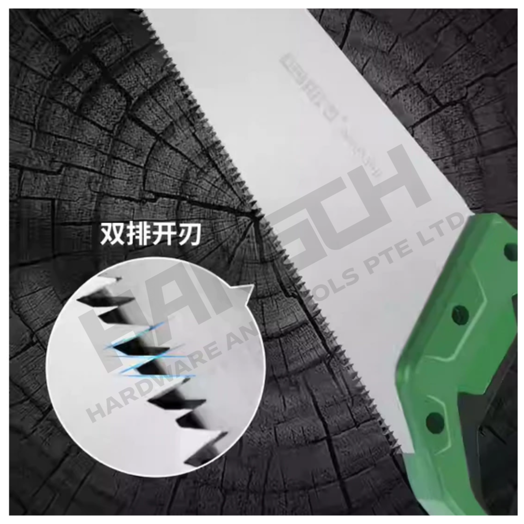 Wynn's Plastic Handle Hand Saw with Triple-Ground Teeth Hard Point Saw for Wood, Plywood, PVC & Wallboard Cutting 塑胶柄手板锯(三面磨齿)