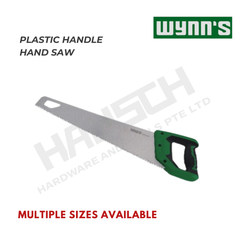 Wynn's Plastic Handle Hand Saw with Triple-Ground Teeth Hard Point Saw for Wood, Plywood, PVC & Wallboard Cutting 塑胶柄手板锯(三面磨齿)