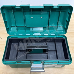 Wynn's W380 Industrial Portable Plastic Tool Box with Organiser Tray, Secure Lock and Carry Handle 工业级工具箱 多功能分层收纳箱