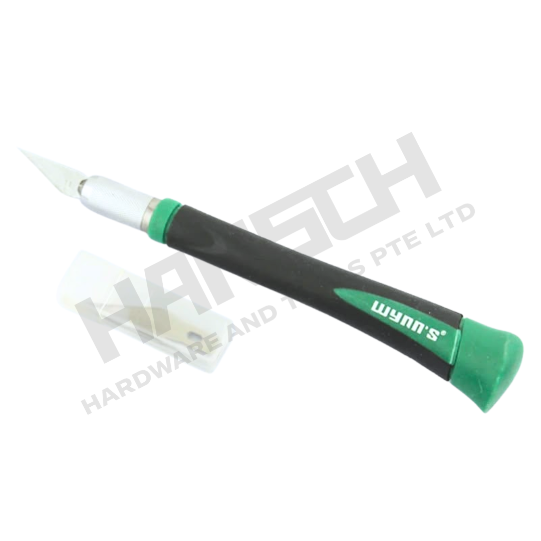 Wynn's Precision Hobby Knife Straight & Curved Blade Craft Knife for Precision Carving and Trimming (雕刻刀 直刃/ 弯刃)