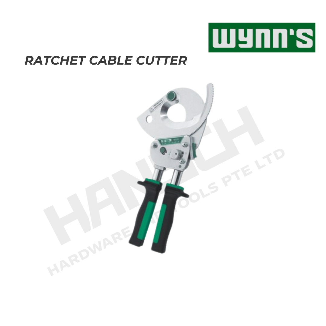 Wynn's Ratchet Cable Cutter WS-500 Heavy Duty Cable Cutting Tool for Copper and Aluminum Cables 棘轮电缆剪(伸缩柄)