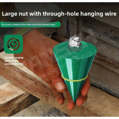 Wynn’s Solid Cone Pendant Construction Site Hanging Hammer Plumb Bob (W0476) 吊线坠