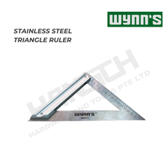 Wynn's Stainless Steel Triangle Ruler 180mm (W3071) Precision Measuring & Marking Tool 不锈钢三角尺