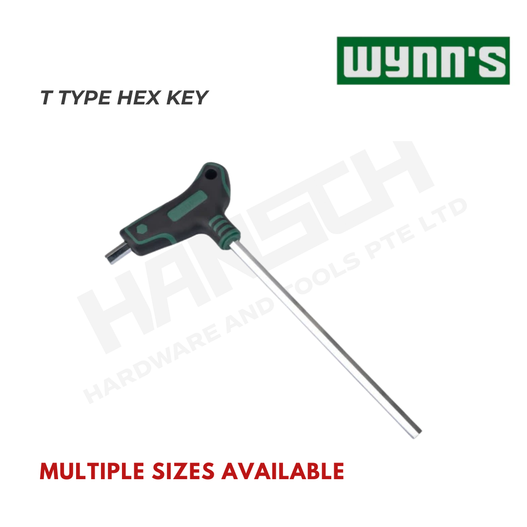 Wynn's T-Type Singlr Hex Key Allen Hexagonal Wrench(T型平头内六角扳手)