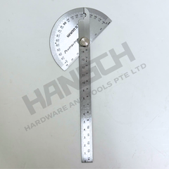 Wynn's W0262A Stainless Steel Protractor Angle Ruler 180° 150mm 6inches 不锈钢180度角度尺