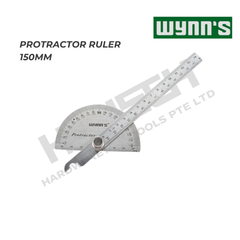 Wynn's W0262A Stainless Steel Protractor Angle Ruler 180° 150mm 6inches 不锈钢180度角度尺