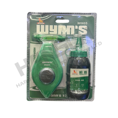 Wynn’s  Chalk Line Set (W0605) Chalk Powder and Line Level 3件套高档粉线盒 墨斗弹线器 建筑施工划线工具