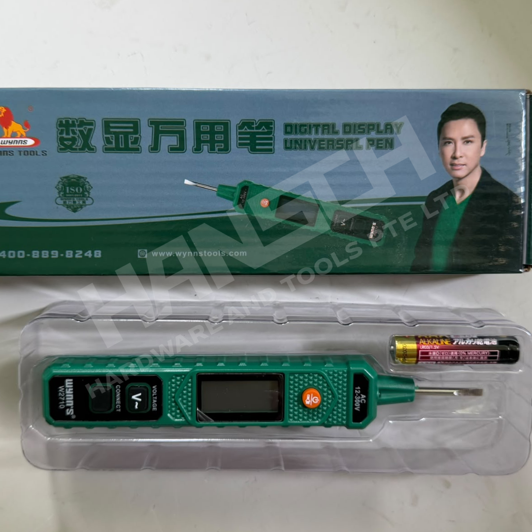 Wynn’s W2710 Smart Non-Contact AC Voltage Detector Test Pen 100–600V with LCD Display & LED Light  智能非接触测电笔