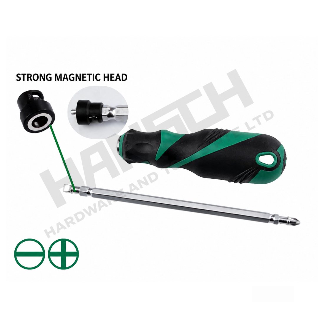 Wynn's Dual-Purpose Magnetic Screwdriver Slotted & Phillips Magnetic Head 两用螺丝批(强磁)