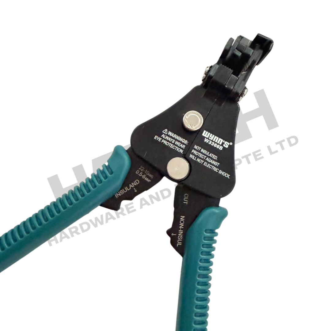 Wynn's W3366B 3-in-1 Automatic Wire Stripper Cutter & Crimping Pliers 三合一自动剥线钳 剪线压线端子钳