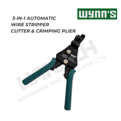 Wynn's W3366B 3-in-1 Automatic Wire Stripper Cutter & Crimping Pliers 三合一自动剥线钳 剪线压线端子钳