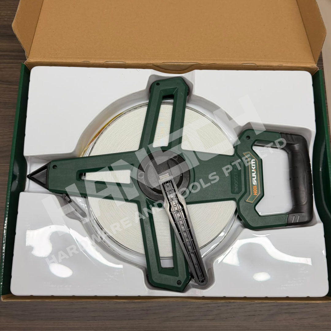 Wynn’s W40100 Fibreglass Measuring Tape 100m × 13mm 架式纤维皮卷尺