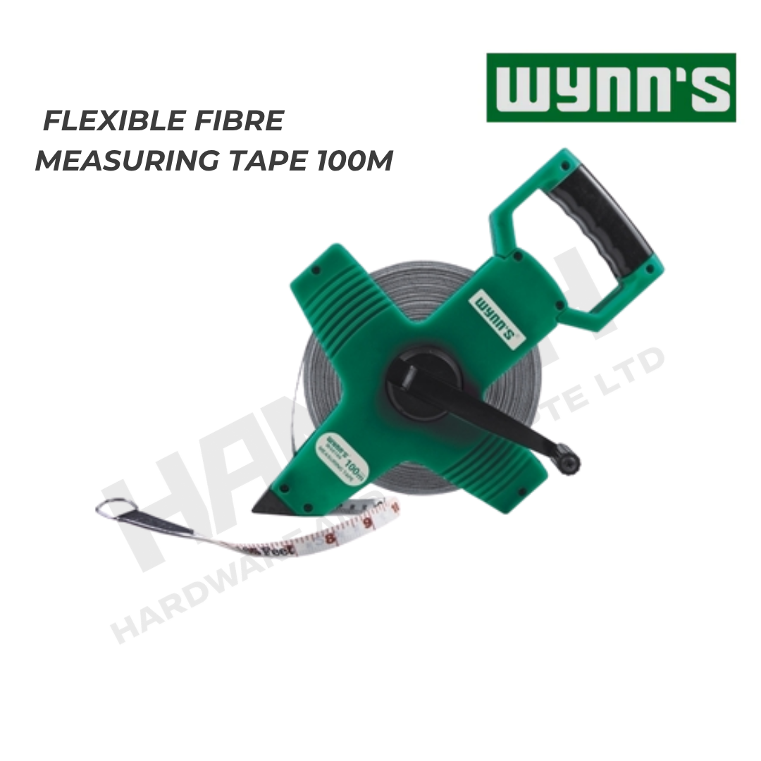 Wynn’s W40100 Fibreglass Measuring Tape 100m × 13mm 架式纤维皮卷尺