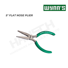 Wynn's Mini Flat-Nose Pliers, 5-inch 125mm Smooth Jaw Precision Pliers (WNS105F)  无牙扁咀钳