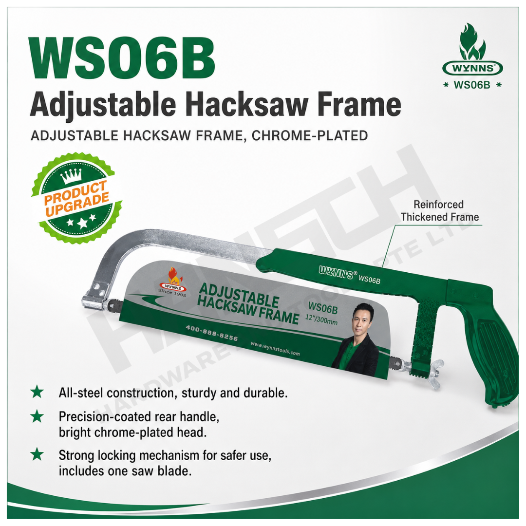 Wynn's WS06B Adjustable Hacksaw Frame 12"/300mm 调节式钢锯架