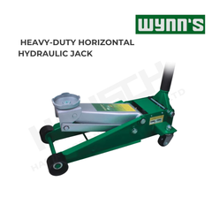 Wynn's Heavy-Duty 3 Ton Low-Clearance Double Pump Horizontal Hydraulic Jack (W2093) 超低位双泵液压千斤顶