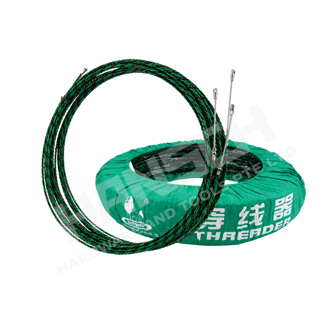 Wynn's Cable Puller Fish Tape 20m - Wire Puller and Threading Tool Concealed Line Multi-Purpose Electrician Steel Guide 穿线器
