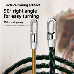 Wynn's Cable Puller Fish Tape 20m - Wire Puller and Threading Tool Concealed Line Multi-Purpose Electrician Steel Guide 穿线器