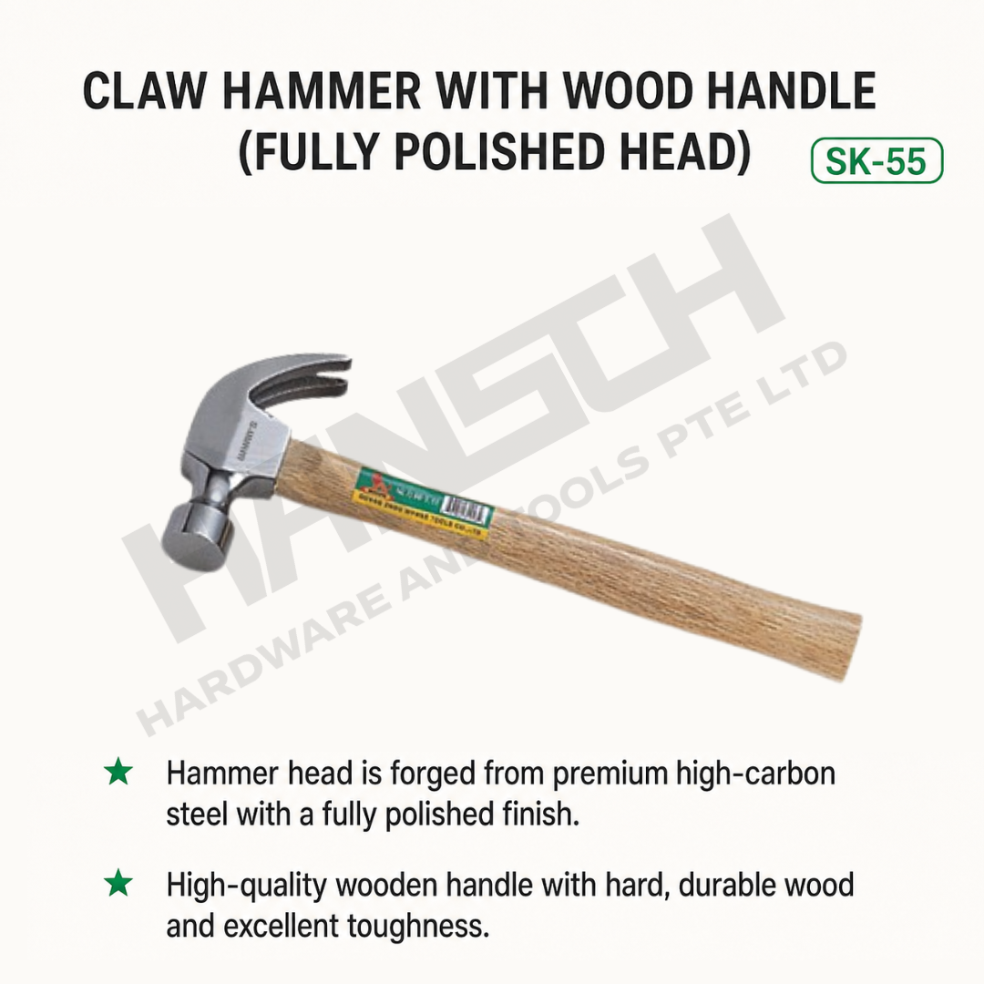 Wynn's Claw Hammer with Wood Handle W0053A/W0053C 木柄羊角锤