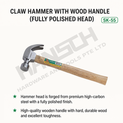 Wynn's Claw Hammer with Wood Handle W0053A/W0053C 木柄羊角锤