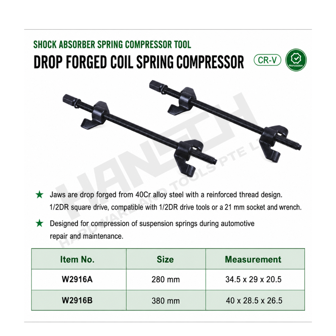 Wynn's Drop Forged Coil Spring Compressor Tool Shock Absorber Spring Compressor (减震弹簧压缩工具)