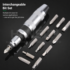 Wynn's Impact Driver Set (WS01) 13pcs Set Includes Phillips, Slotted, and Hex bit sizes  冲击螺丝批13件套