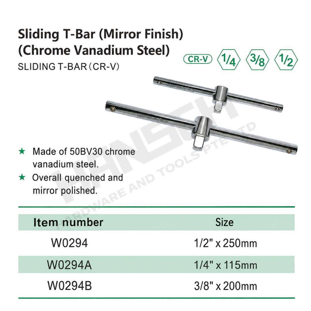 Wynn's Sliding T-Bar Wrench T Type Wrench Sliding 滑行杆扳手