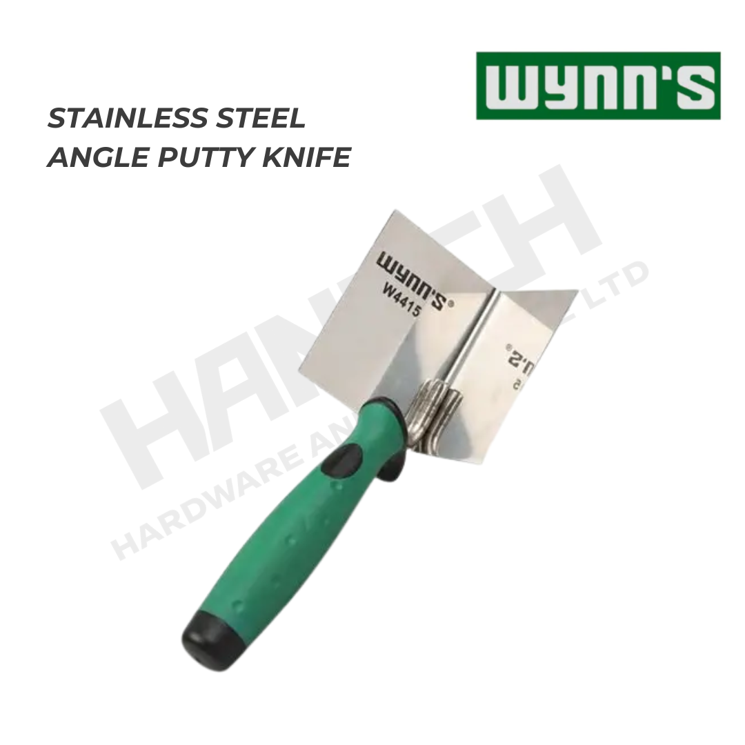 Stainless Steel Angle Putty Knife (W4415)  90° Inner Corner Finishing Tool 不锈钢角匙-阴角
