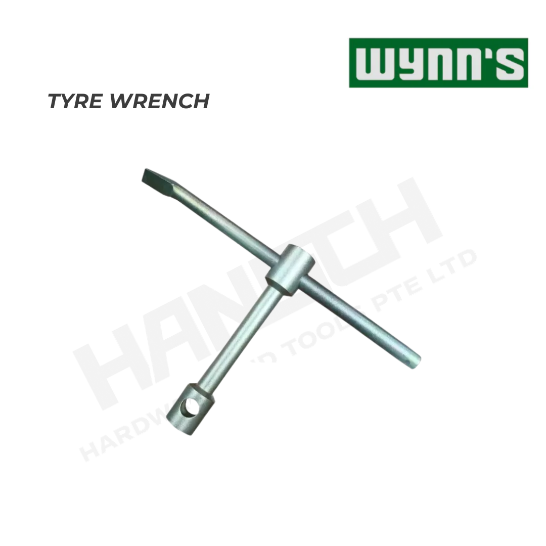 Wynn's Tyre Wrench T-Bar Wheel Nut Wrench Heavy Duty Tire Removal Tool for Car, Truck & Machinery Wheel Maintenance 轮胎扳手