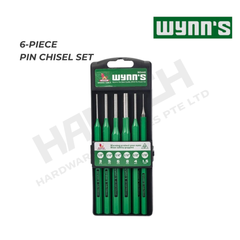 Wynn's 6-Piece Pin Chisel Set (W0448) Precision Punch Tools 6件套圆柱冲