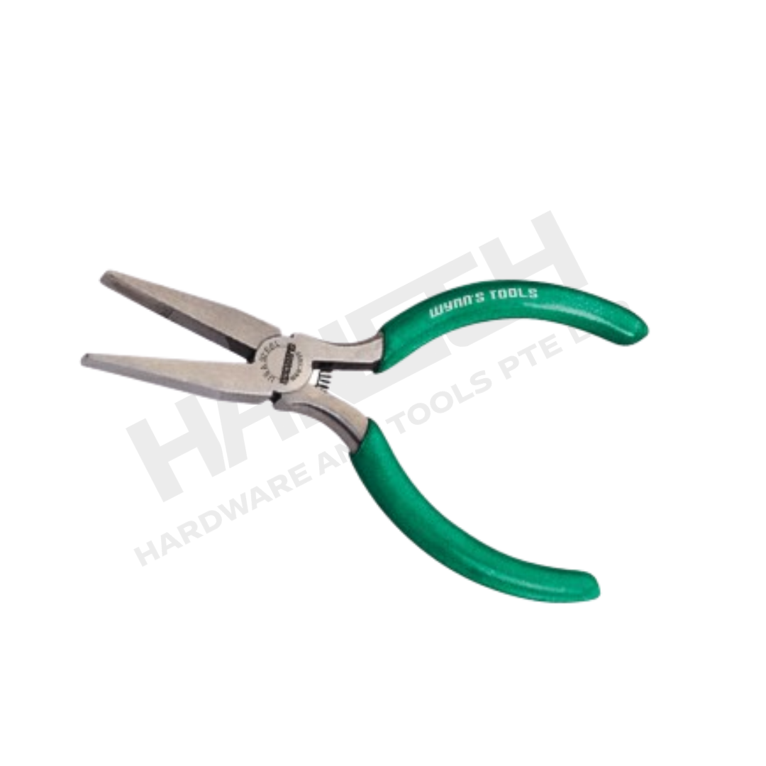 Wynn's Mini Flat-Nose Pliers, 5-inch 125mm Smooth Jaw Precision Pliers (WNS105F)  无牙扁咀钳